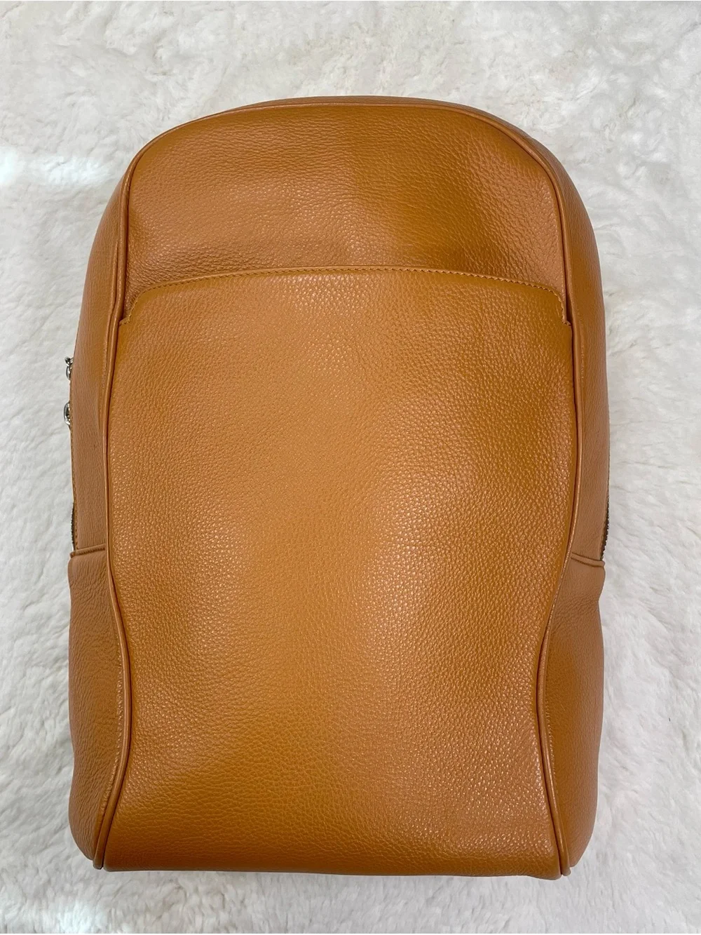 MARUSE Italy Full Grain Leather Laptop Backpack - Like New with Dust Bag
